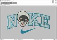 Nike 2outline EVE Embroidery File 6 Sizes
