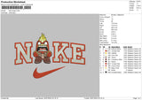 Nike Anger Embroidery File 6 sizes