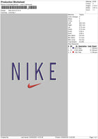 Nike Arial V2 Embroidery File 5 sizes