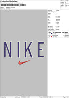 Nike Arial V2 Embroidery File 5 sizes