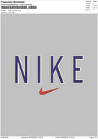 Nike Arial V2 Embroidery File 5 sizes