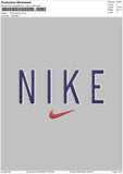 Nike Arial V2 Embroidery File 5 sizes