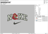 Nike Ariel 2106 Embroidery File 6 sizes