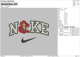 Nike Ariel 2106 Embroidery File 6 sizes