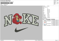 Nike Ariel 2106 Embroidery File 6 sizes