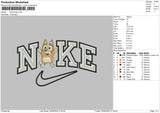 Nike Dog 05 Embroidery File 6 sizes