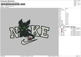 Nike Black Dragon 02 Embroidery File 6 sizes