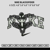Nike Blackspider Embroidery File 6 sizes