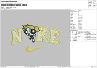 Nike Blossom V2 Embroidery File 6 sizes