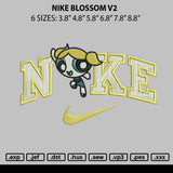 Nike Blossom V2 Embroidery File 6 sizes