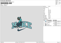 Nike Bird V1 Embroidery File 6 sizes