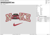 Nike Car 0401 Embroidery File 6 sizes