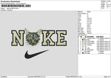 Nike Cat 0907 Embroidery File 6 sizes