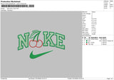 Nike Cherry 01 Embroidery File 6 sizes