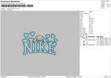 Nike Cinnamoheart Embroidery File 6 sizes