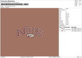 Nike Classic Oval v2 Embroidery File 6 sizes