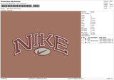 Nike Classic Oval v2 Embroidery File 6 sizes
