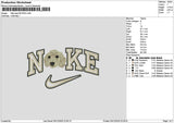 Nike Dog 0512c Embroidery File 6 sizes