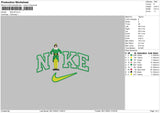 Nike Elf Embroidery File 6 sizes
