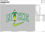 Nike Elf Embroidery File 6 sizes