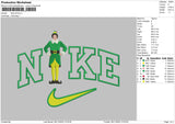 Nike Elf Embroidery File 6 sizes