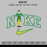 Nike Elf Embroidery File 6 sizes