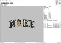 Nike Eric Embroidery File 5 sizes
