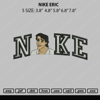 Nike Eric Embroidery File 5 sizes
