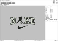 Nike Hockey Embroidery File 5 sizes