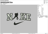 Nike Hockey Embroidery File 5 sizes