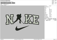 Nike Hockey Embroidery File 5 sizes