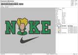 Nike Hocus P Embroidery File 6 sizes