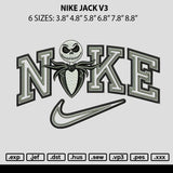 Nike Jack V3 Embroidery File 6 sizes