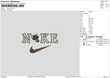 Nike Jerry 03 Embroidery File 6 size