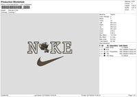 Nike jerry 03 Embroidery File 6 sizes