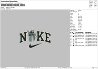 Nike Jerry V2 Embroidery File 6 sizes