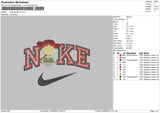 Nike Jessi V2 Embroidery File 6 sizes