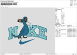 Nike Bird V2 Embroidery File 6 sizes