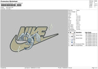 Nike Ligua Embroidery File 6 sizes