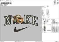 Nike Mater Embroidery File 4 sizes