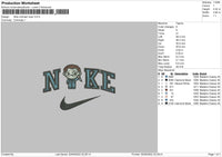 Nike Michael Myer Embroidery File 5 sizes