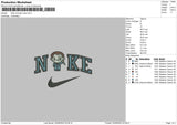 Nike Michael Myer Embroidery File 5 sizes