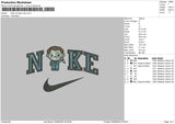 Nike Michael Myer Embroidery File 5 sizes