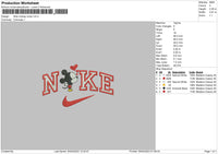 Nike Kiss Love V2 Embroidery File 6 sizes