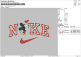 Nike Kiss Love V2 Embroidery File 6 sizes