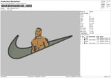 Nike Mike Tyson Embroidery File 5 sizes
