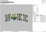 Nike Minion V02 Embroidery File 4 sizes