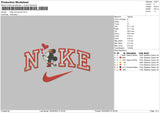 Nike Kiss Love V1 Embroidery File 6 sizes
