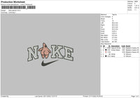 Nike Patric 01 Embroidery File 6 sizes