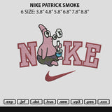 Nike Patrick Smoke Embroidery File 6 sizes